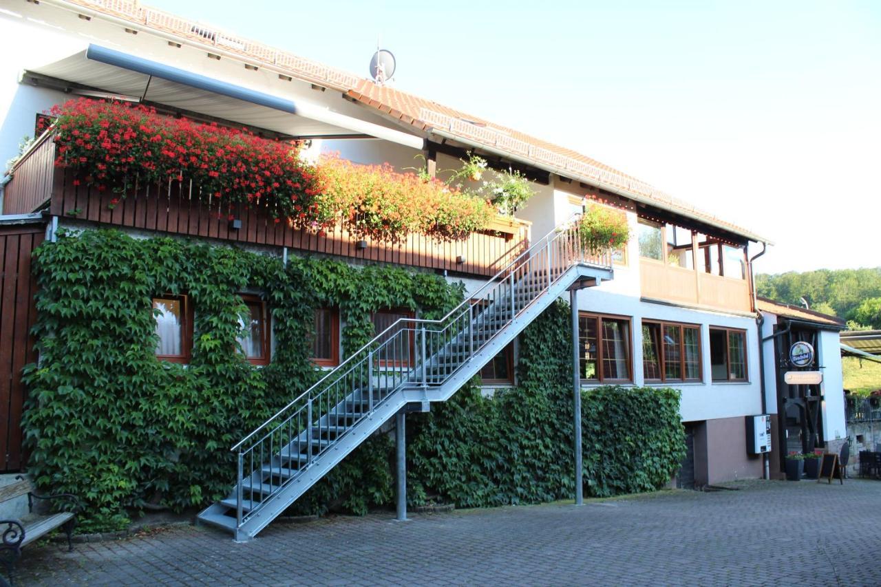 Ferienwohnung Forellenhof Oberschwarzach ภายนอก รูปภาพ