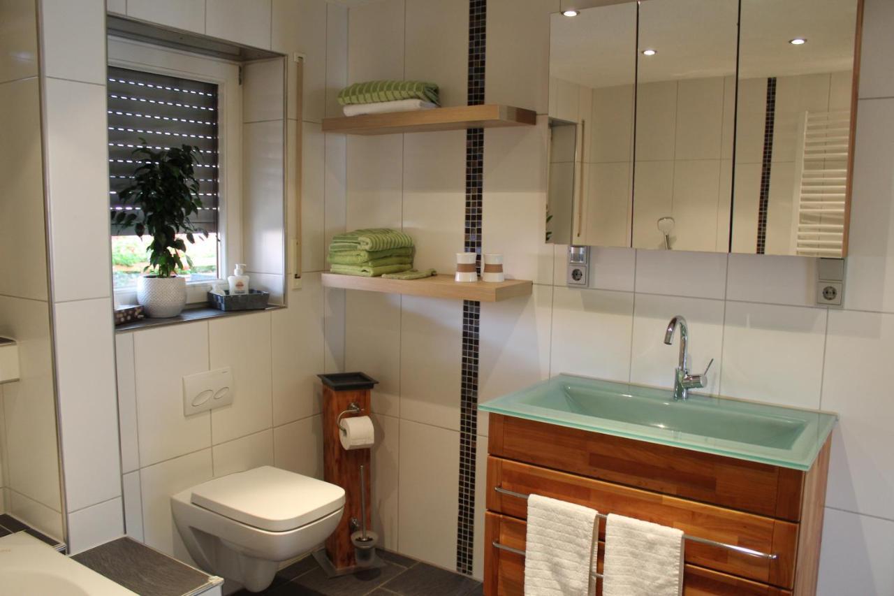 Ferienwohnung Forellenhof Oberschwarzach ภายนอก รูปภาพ