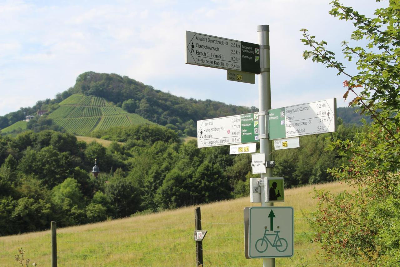 Ferienwohnung Forellenhof Oberschwarzach ภายนอก รูปภาพ